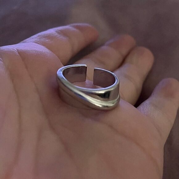 The Energy Band Ring in 925 silver adjustable - Picture 7 of 11